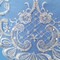 Beaded Lace Applique Embroidered on 100% Polyester Net Mesh 20"x 7.5"